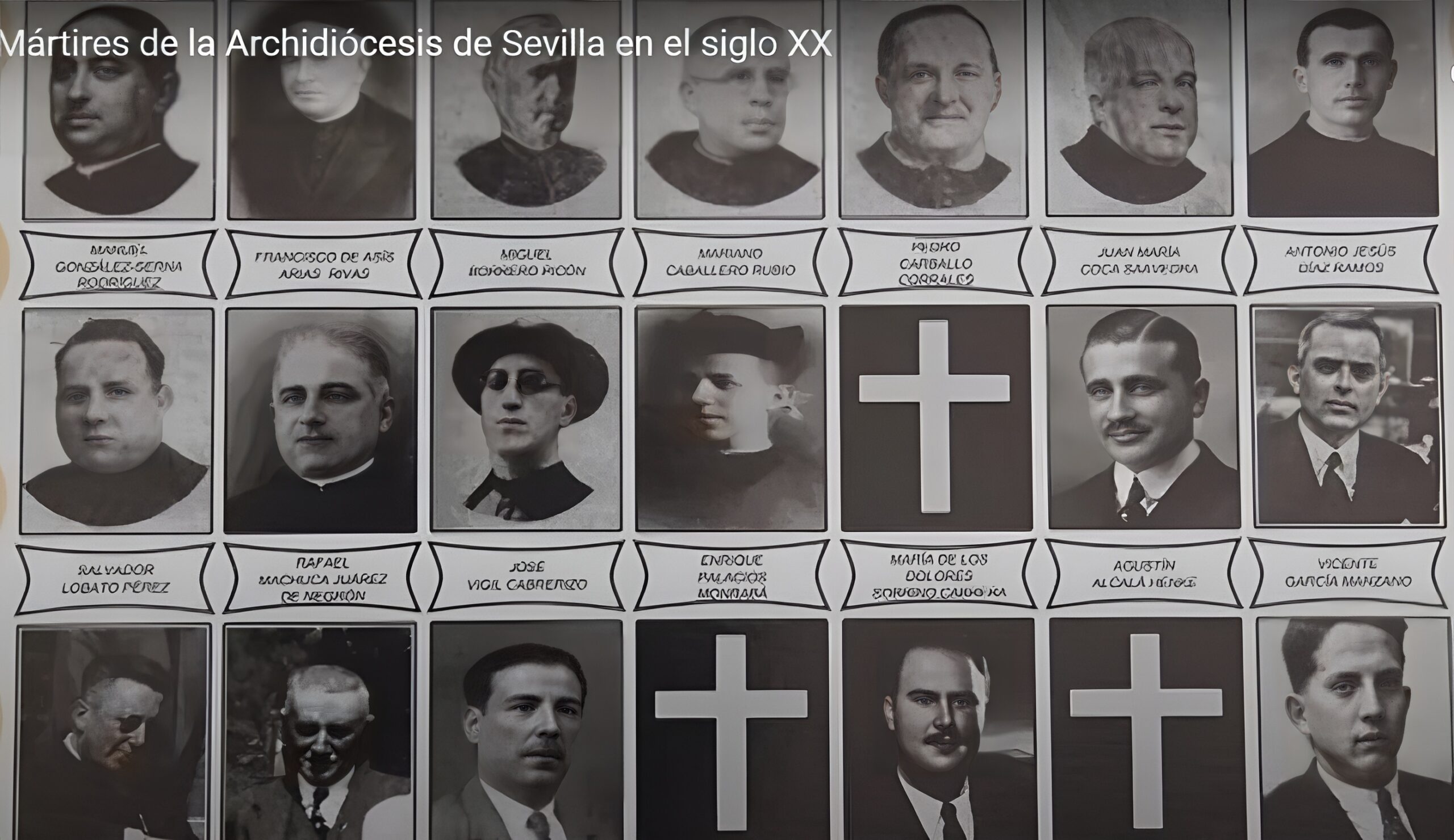 El Papa reconoce el martirio de veinte sacerdotes, seminaristas y laicos sevillanos en 1936.